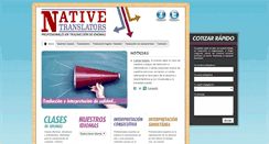 Desktop Screenshot of nativetranslators.cl